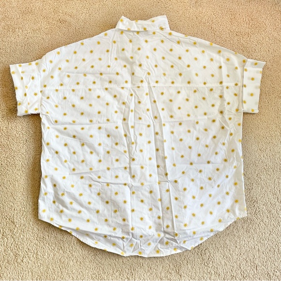 Madewell medium Sun Embroidered Courier button up Shirt - Picture 11 of 14